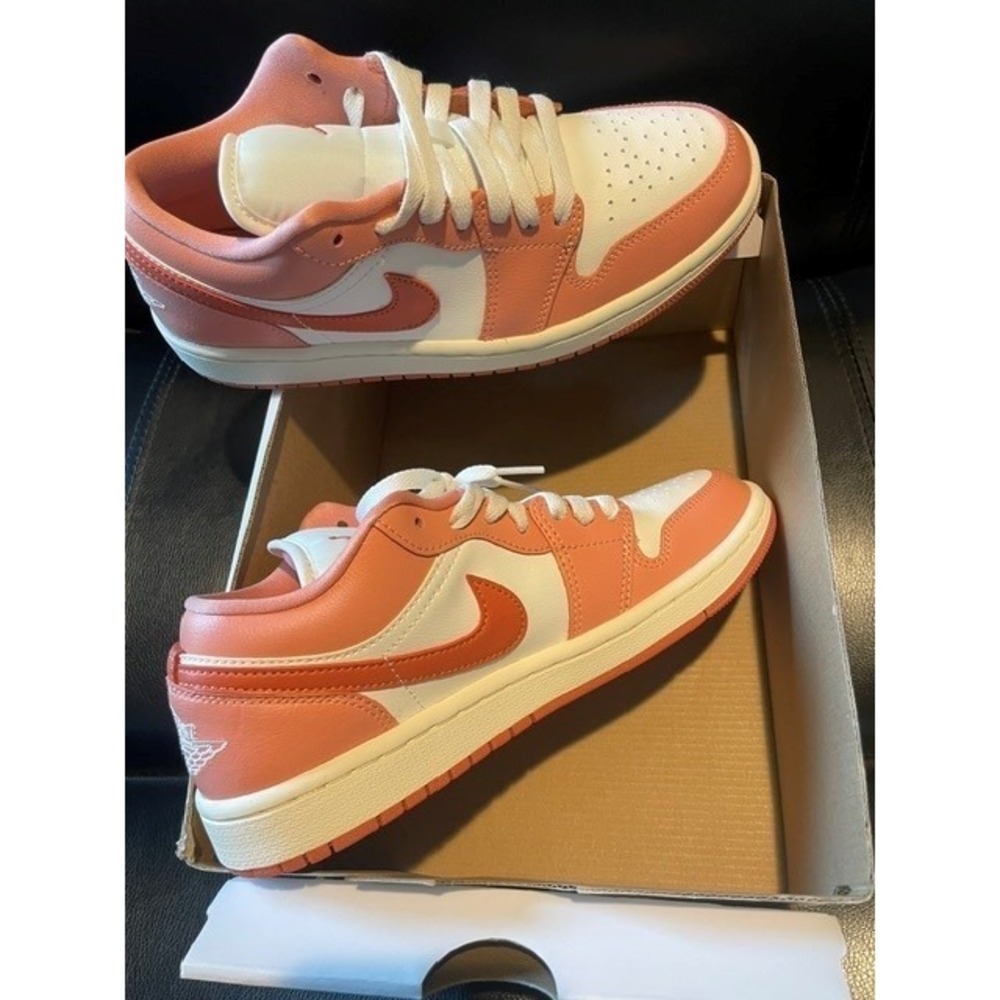 Size 7.5 - Air Jordan 1 Low Sail Madder Root W